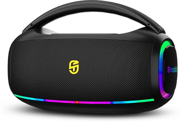 SnapUp Groove Z Pro Upto 9H TYPE C Multi-Compatibility RGB TWS Feature with Carry Belt 50 W Bluetooth Party Speaker