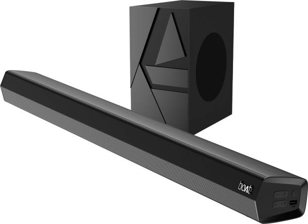 boAt Aavante Bar Thump with 200W RMS, 2.1 CH with Wired Subwoofer 200 W Bluetooth Soundbar