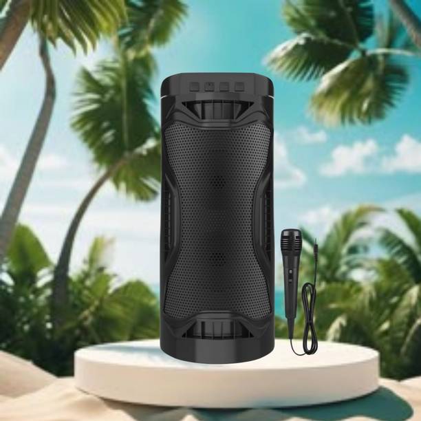 Clairbell Bubble (PORTABLE BLUETOOTH PARTY SPEAKER) With Mic and Crystal SoundZH144 30 W Bluetooth Tower Speaker