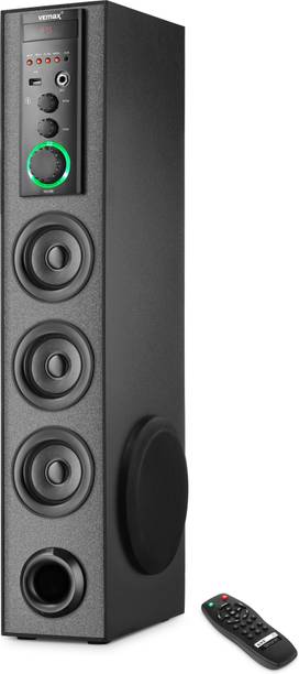 Vemax Vent 3.0 Wireless Bluetooth 75W Tower Speaker with , FM 75 W Bluetooth Tower Speaker