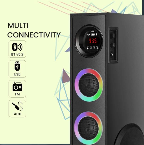 ultiads Bluetooth Tower Speaker System US, LED Display 100 W Bluetooth Tower Speaker