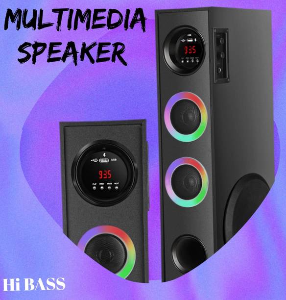 liluns 7Y7Powerpact bass & stereo audio 100 W Bluetooth Tower Speaker