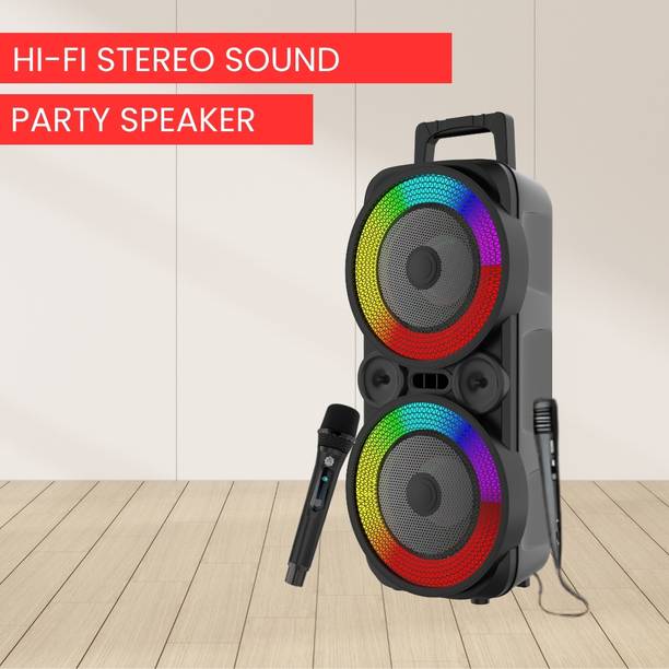 SACRO Rambo (BLUETOOTH TROLLEY SPEAKER) Deep Bass Sound With Wireless & Wired MicIB51 100 W Bluetooth Tower Speaker