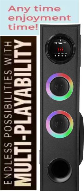 Quaranel DS-4 PRO WITH WIRELESS MIC & REMOTE 130 W Bluetooth Tower Speaker