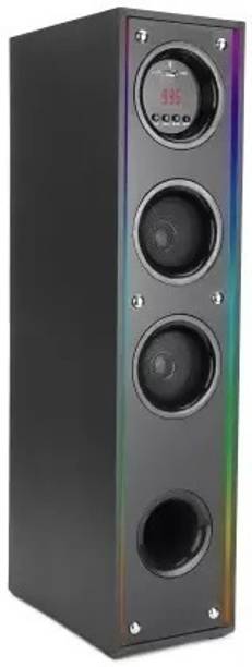 QuillQuarry Portable Floor Standing Speaker with Remote, FM Radio, 100 W Bluetooth Tower Speaker