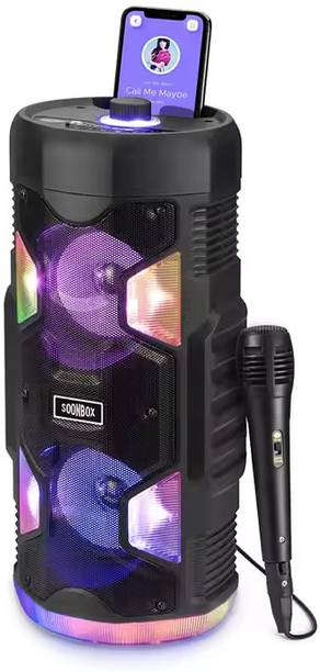NEUTON Mostor with Wired Mic and Remote 40 W Bluetooth with RGB LIGHT 40 W Bluetooth Tower Speaker
