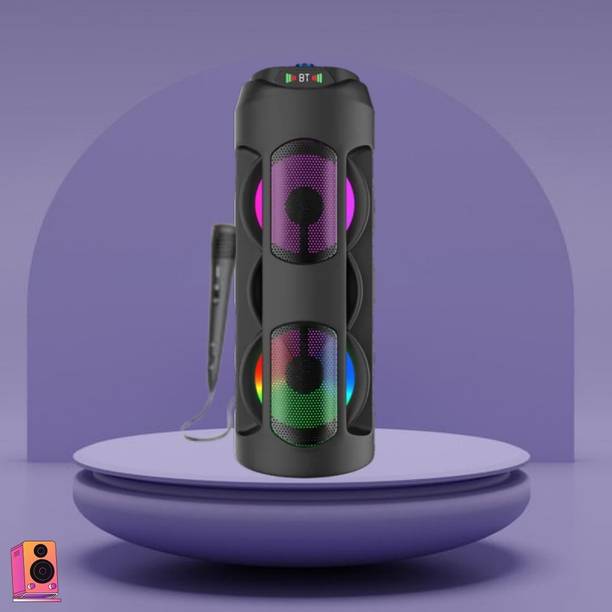 YAROH WOW (WIRELESS BLUETOOTH TOWER SPEAKER) High Quality Deep Bass Sound With MicW452 40 W Bluetooth Tower Speaker