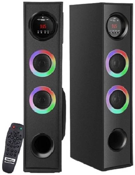 liluns Powerpact bass & stereo audio 100 W Bluetooth Tower Speaker