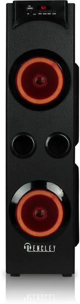 Bencley LEGACY DOUBLE WOOFER With Multi-Color Neon Lights 115 W Bluetooth Tower Speaker