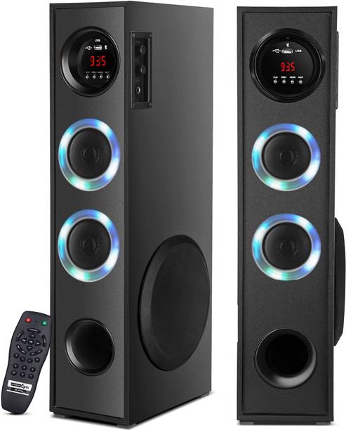 RZG Dj Multimedia Speaker System Remote Control With Subwooofer 120 W Bluetooth Tower Speaker