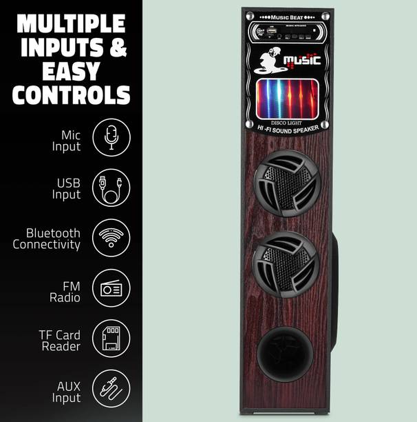 QuillQuarry 7HG-NB 100 W Bluetooth Tower Speaker