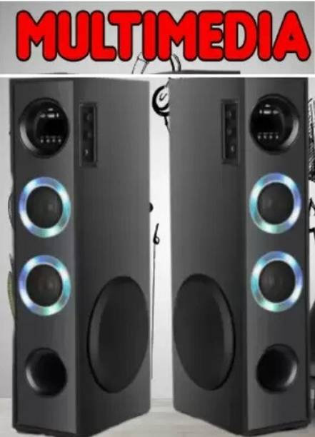 HZR Multimedia Dj Box Music System Home theatre 100 W Bluetooth Tower Speaker