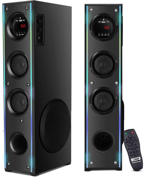 RZG Speaker/Home Theatre With Subwoofer, Karaoke Support Aux, FM, USB 120 W Bluetooth Tower Speaker