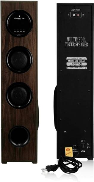 Quaranel DJ Sound Stereobass Built-in FM 130 W Bluetooth Tower Speaker