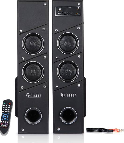 Bencley NEW HDT-03 WITH MAX BASS Double Tower 125 W Bluetooth Tower Speaker