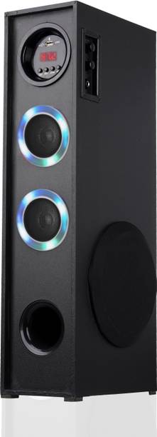 RZG Nitro Ring Beats Bluetooth Party Speaker with Mic, Remote Control 120 W Bluetooth Tower Speaker