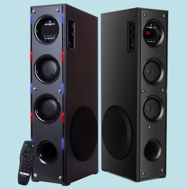 Quaranel NJ-9N8 DJ Sound Stereobass Built-in FM 100 W Bluetooth Tower Speaker
