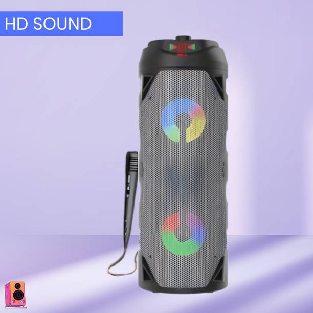 SACRO Star (WIRELESS BLUTOOTH TOWER SPEAKER) With Wired Mic & High Bass Sound L68 30 W Bluetooth Tower Speaker