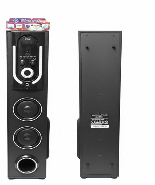 FINE Stra 3 DJ Multimedia Tower Party Speaker 48 W Bluetooth Tower Speaker