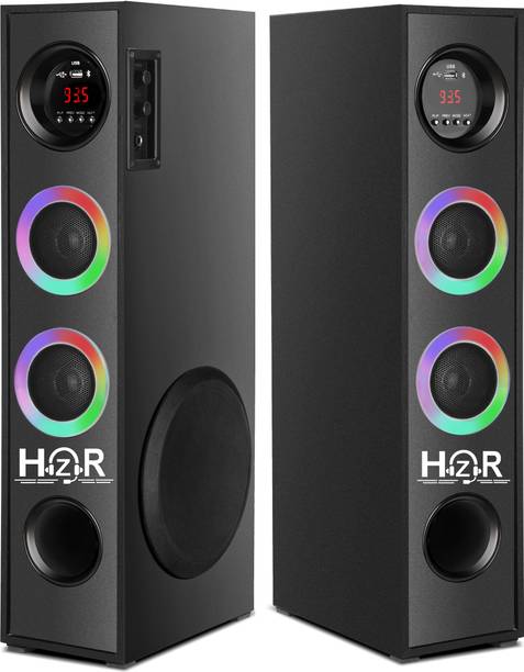 HZR Dynamic Beats 2.1 Sound System Home Theater 120 W Bluetooth Tower Speaker