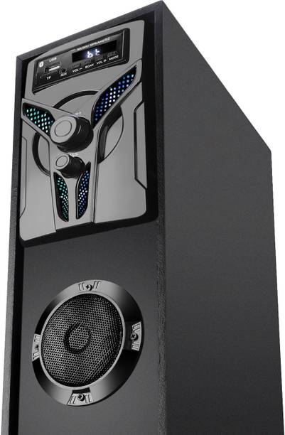 Qcluellu HH =FG TOWER SPEAKER DJ Sound Stereo bass Built-in FM 80 W Bluetooth Tower Speaker