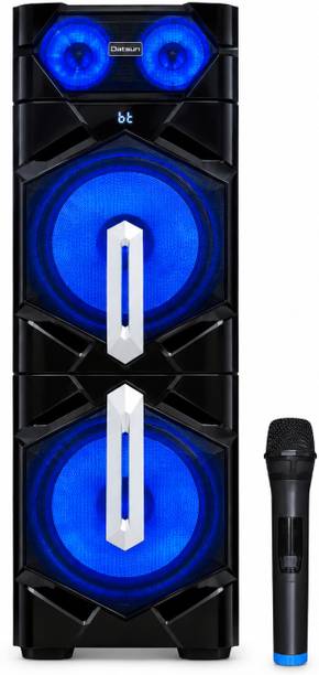 Dotsun Dotsun HEXA 10" double woofer with RGB lights and wireless mic 360 W Bluetooth Tower Speaker