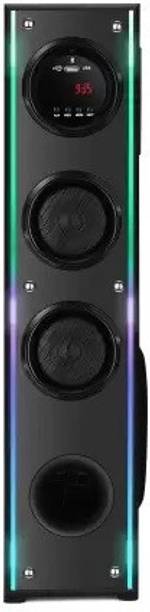 Qcluellu 390 =FG TOWER SPEAKER DJ Sound Stereo bass Built-in FM 80 W Bluetooth Tower Speaker