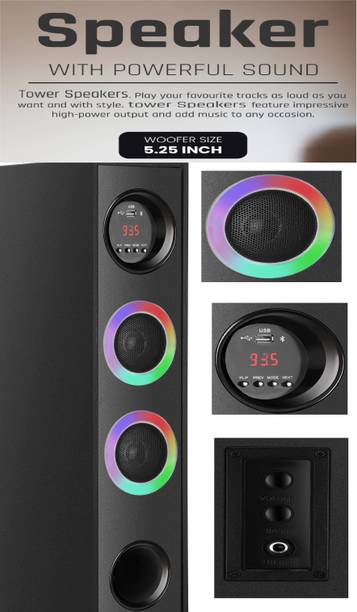 QuillQuarry NF-TRT 100 W Bluetooth Tower Speaker