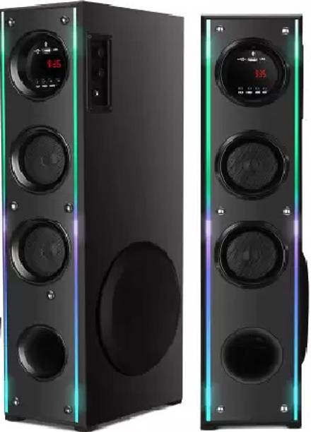 QuillQuarry Music System Multimedia Speaker Remote Control 120 W Bluetooth Tower Speaker