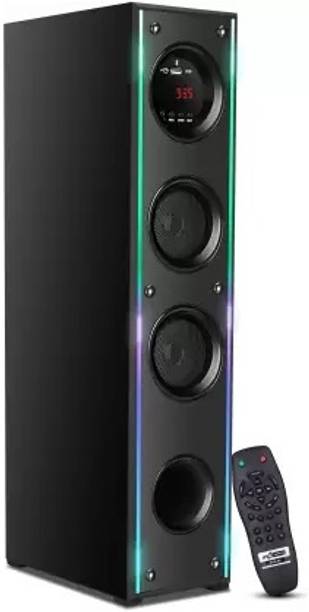 liluns Powerpact bass & stereo audio 100 W Bluetooth Tower Speaker