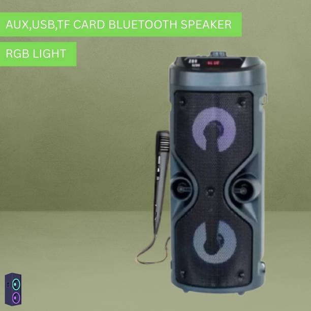 GUGGU 4210 (WIRELESS BLUETOOTH TOWER SPEAKER) Stereo Sound Quality With wired MicI410 30 W Bluetooth Tower Speaker