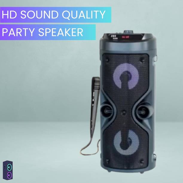 GUGGU 4210 (WIRELESS BLUETOOTH TOWER SPEAKER) Stereo Sound Quality With wired MicI94 30 W Bluetooth Tower Speaker