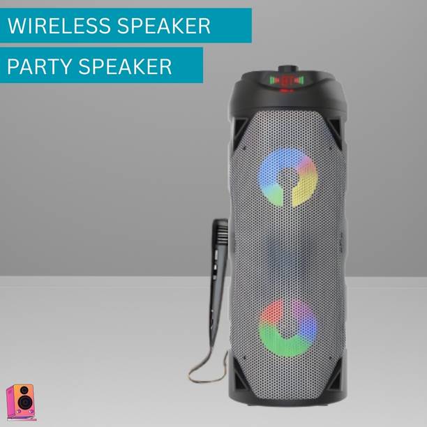 SACRO Star (WIRELESS BLUTOOTH TOWER SPEAKER) With Wired Mic & High Bass Sound L384 30 W Bluetooth Tower Speaker