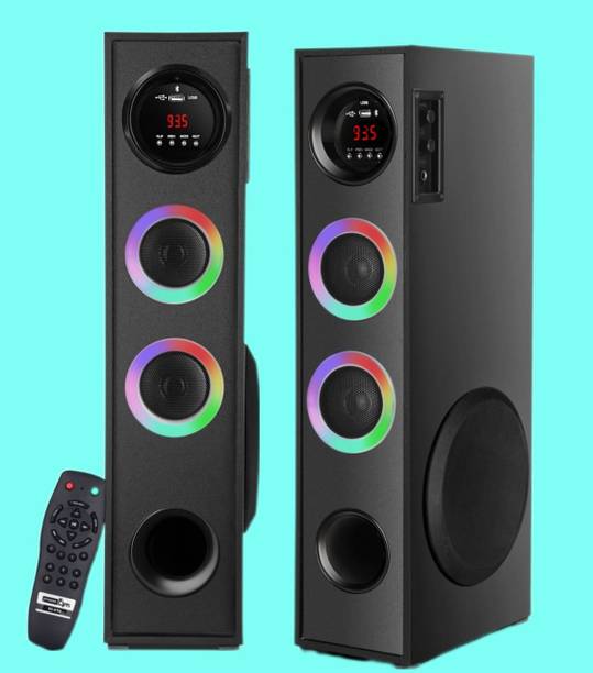 Quaranel SD2-Tower Multimedia Speaker System Remote Control 100 W Bluetooth Tower Speaker