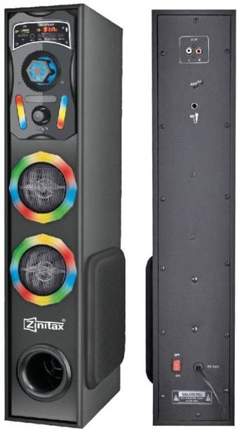 Zinitax Home DJ Tower Speaker System With 5.0 Bluetooth RGB Lighting 3000 W Bluetooth Tower Speaker