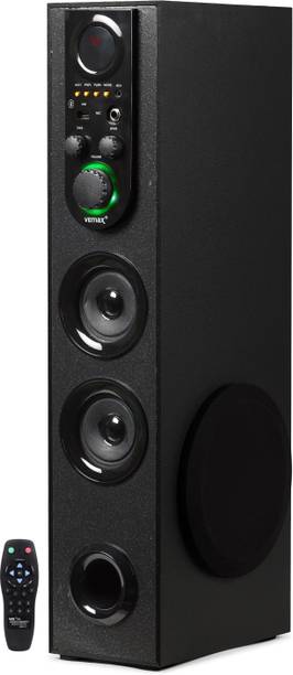 Vemax Atom 3.0 Wireless Bluetooth 75w Tower Speaker with Karaoke Mic, USB, AUX, FM 75 W Bluetooth Tower Speaker