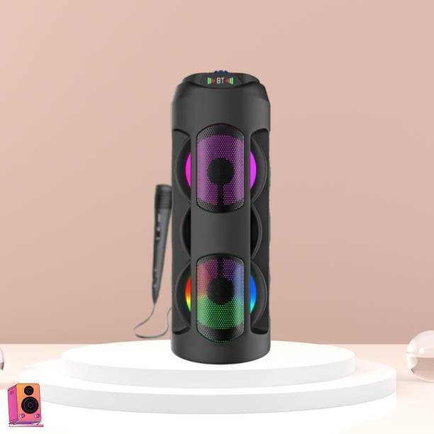 YAROH WOW (WIRELESS BLUETOOTH TOWER SPEAKER) High Quality Deep Bass Sound With MicQ427 40 W Bluetooth Tower Speaker