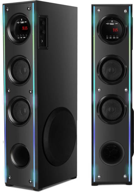 HR CREATIVE BT-800 RGB 120 W Bluetooth Tower Speaker