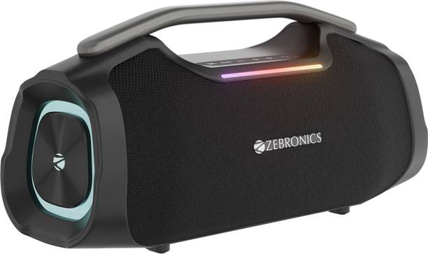 ZEBRONICS Sound Feast 450, Upto 5hrs Playback, Dual Drivers, Subwoofer, TWS, RGB, USB, AUX 50 W Bluetooth Party Speaker
