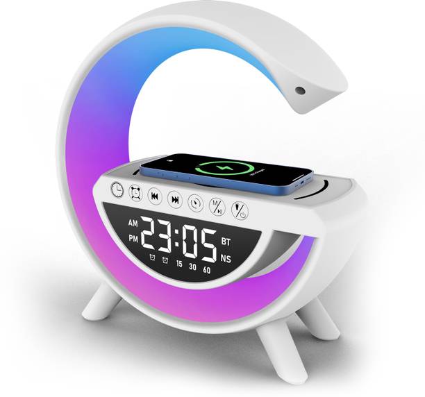 SnapUp Groove G RGB Lights Wireless Charging Alarm 5-In-1 Playback TYPE C BOOM SOUND 5 W Bluetooth Speaker