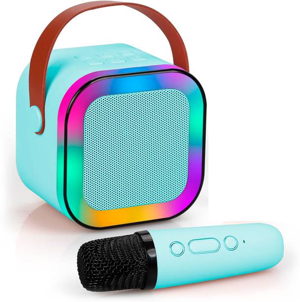 TXOR LUNA, Portable Karaoke LED with Mic, 5-6 Hrs Playtime & Voice Changing Effects 5 W Bluetooth Speaker