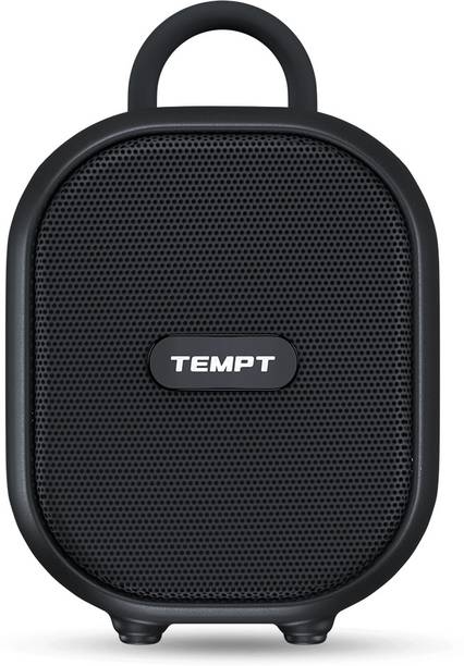 TEMPT Rebel Speaker 10H Playtime with RGB Lights & Mobile Holder 12 W Bluetooth Speaker