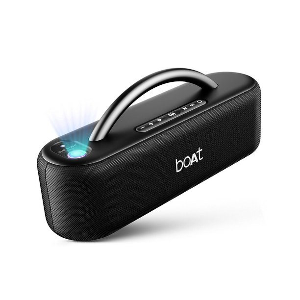 boAt Stone Lumos w/ LED Projection, 9HRS Playback,Hearables App Support,Dual EQ Modes 60 W Bluetooth Party Speaker