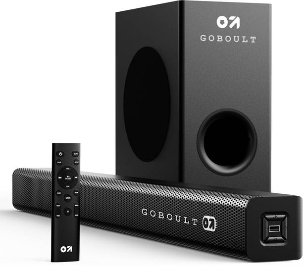 GOBOULT (previously Boult)Bassbox X160 2.1 Channel, 160W Power with Subwoofer, 3EQ Modes 160 W Bluetooth Soundbar