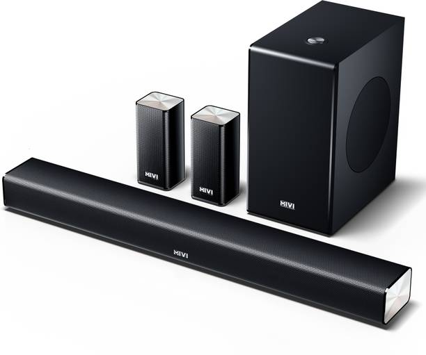 Mivi Fort S440 With Sub woofer and 2 Satellite Speakers, Surround Sound 440 W Bluetooth Soundbar