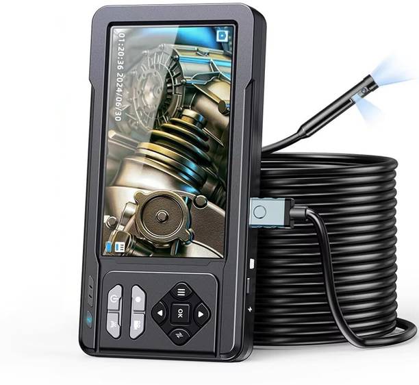 Etzin Dual Lens Industrial Endoscope, 1080P Digital Borescope Inspection EPL-1341IM Spectroscope
