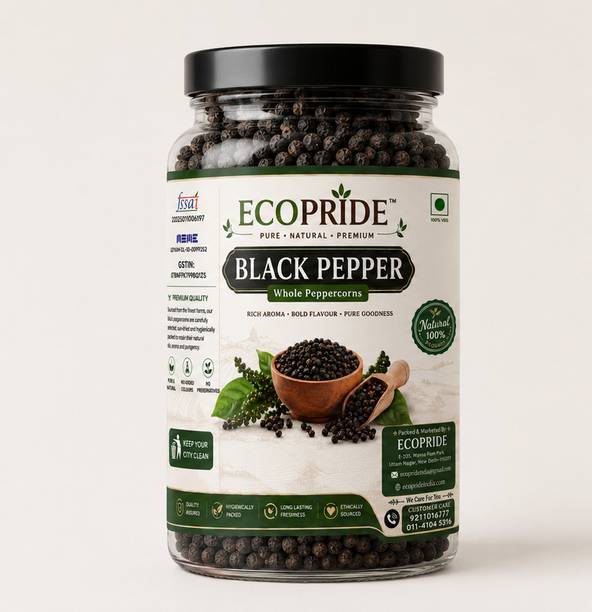 ECOPRIDE Premium Bold Kali Mirch | Black Pepper