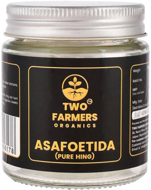 TWO FARMERS ORGANICS Extra Strong Hathras Pure Hing Whole & Raw Asafoetida