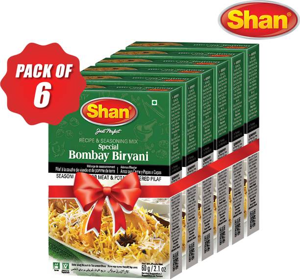SHAN Bombay Biryani Masala Pack of 6 (Imported)