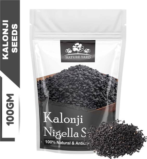 NATURE YARD Kalonji -Nigella seed/Black Cumin Seeds/Kala Jeera -100% Natural for hair health